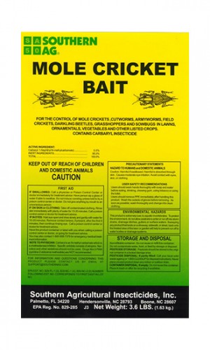 Mole Cricket Bait Southern Agricultural Insecticides Inc